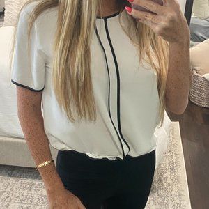 White dress shirt.  Business casual attire